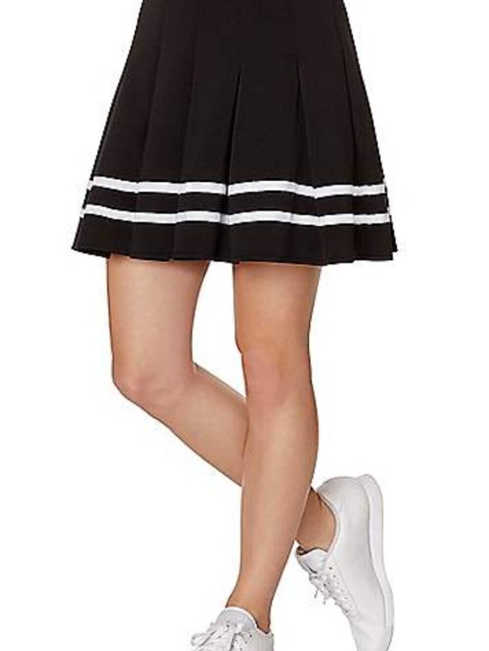Spirit Halloween Women's Black Pleated Mini Skirt Costume Size Large